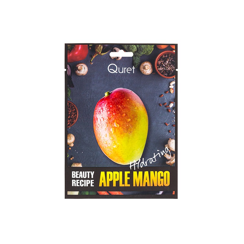 Quret Beauty Recipe Mask - Apple mango[Hydrating]