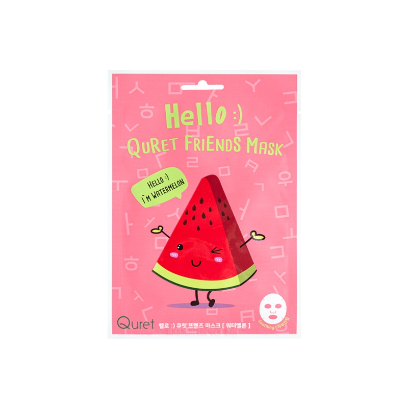 Hello :) Quret Friends Mask[Watermelon]