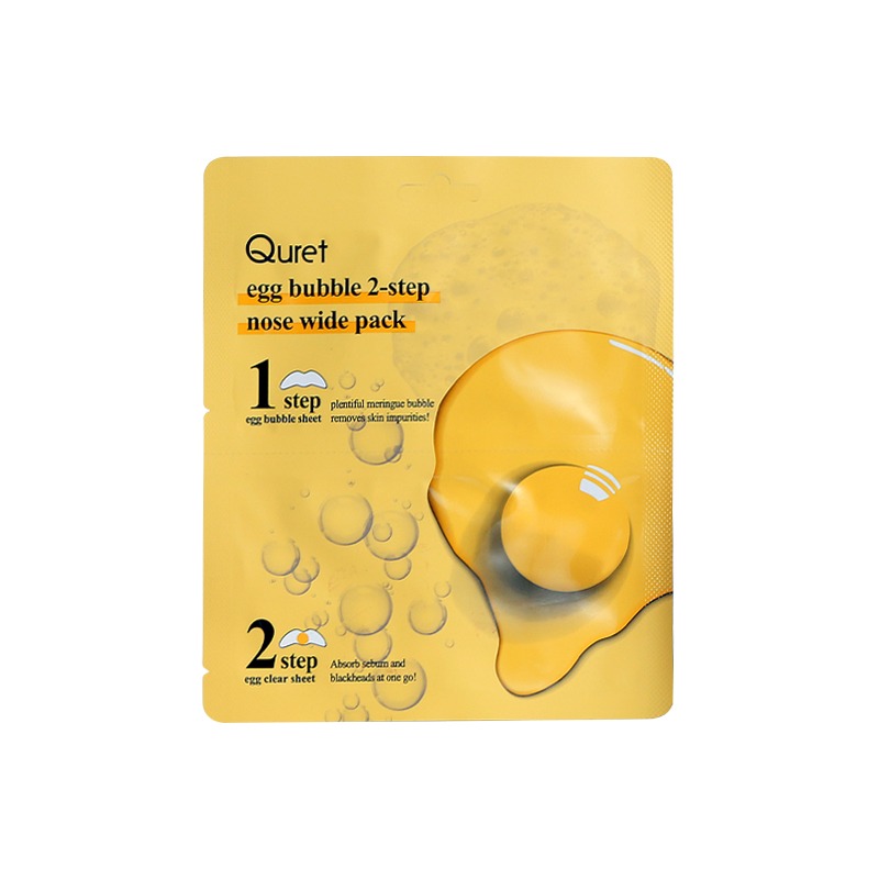 Quret Egg Bubble 2-Step Nose Pack