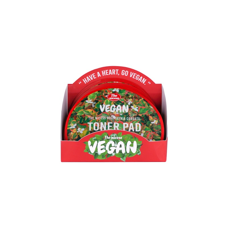The nicess vegan houttuynia cordata pads